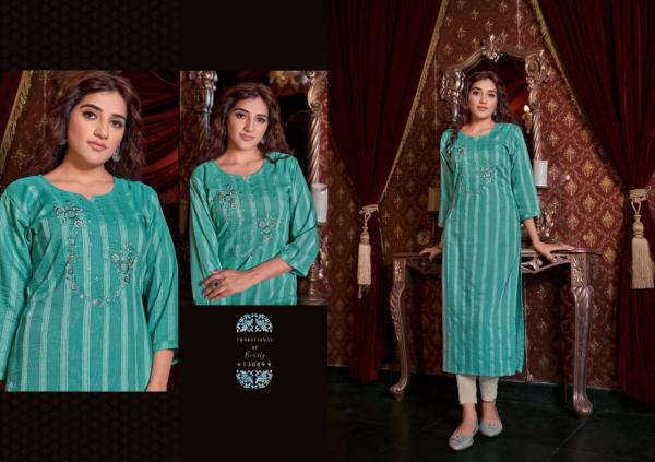 Kalaroop Optical New Embroidery Designer Kurti Collection